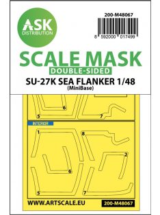   Art Scale - 1/48 Su-27K Sea Flanker double-sided express mask for Minibase