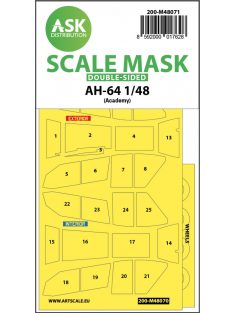 Art Scale - 1/48 AH-64 double-sided mask for Academy