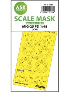   Art Scale - 1/48 MiG-25 PD double-sided mask self-adhesive pre-cutted for ICM