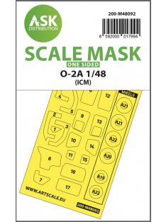   Art Scale - 1/48 O-2A one-sided mask self-adhesive pre-cutted for ICM