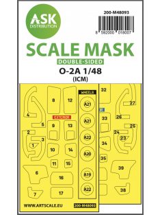   Art Scale - 1/48 O-2A double-sided mask self-adhesive, pre-cutted for ICM