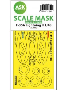   Art Scale - 1/48 F-35A Lightning II double-sided express mask, self-adhesive and pre-cutted for Tamiya