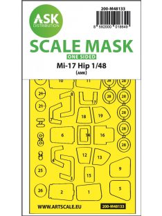 Art Scale - 1/48 Mil Mi-17Hip one-sided express mask for AMK