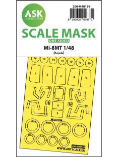   Art Scale - 1/48 Mil Mi-8MT one-sided express fit mask for Zvezda