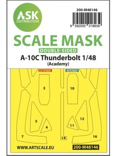   Art Scale - 1/48 A-10C Thunderbolt double-sided express fit mask for Academy