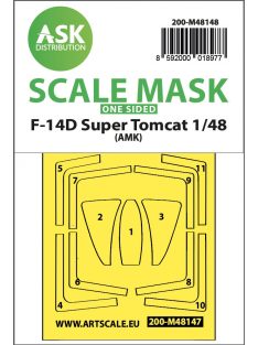   Art Scale - 1/48 F-14D Super Tomcat one-sided express fit mask for AMK