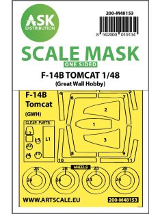   Art Scale - 1/48 F-14B Tomcat one-sided express fit mask for Great Wall Hobby