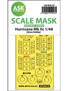   Art Scale - 1/48 Hawker Hurricane Mk.II double-sided express mask for Arma Hobby