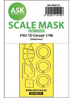   Art Scale - 1/48 F4U-1D Corsair one-sided express mask for Hobby Boss