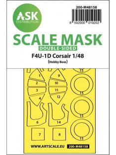   Art Scale - 1/48 F4U-1D Corsair double-sided express mask for Hobby Boss