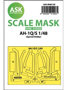   Art Scale - 1/48 AH-1Q/S Cobra  one-sided fit express mask for Special Hobby