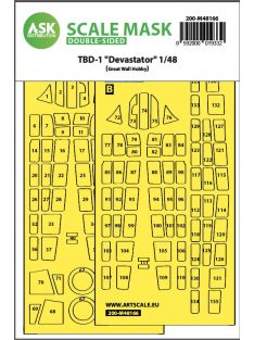   Art Scale - 1/48 TBD-1 Devastator double-sided fit express mask for Great Wall Hobby