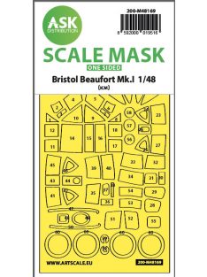   Art Scale - 1/48 Bristol Beaufort Mk.I  one-sided express fit  mask for ICM