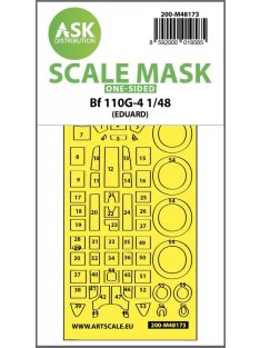   Art Scale - 1/48 Me 110G-4 one-sided express fit  mask for Eduard