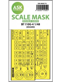   Art Scale - 1/48 Me 110G-4 double-sided express fit  mask for Eduard