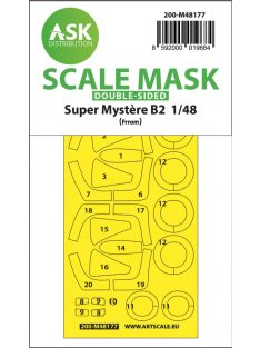   Art Scale - 1/48 Super Mystére B2 double-sided express fit  mask for FRROM - Special Hobby