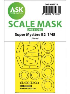   Art Scale - 1/48 Super Mystére B2 one-sided express fit  mask for FRROM - Special Hobby