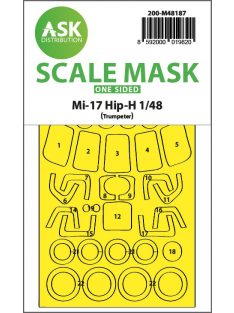   Art Scale - 1/48 Mil Mi-17 Hip-H one-sided express fit mask for Trumpeter