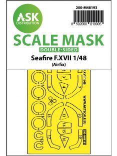   Art Scale - 1/48 Seafire F.XVII double-sided fit and self adhesive express mask for Airfix