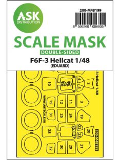   Art Scale - 1/48 F6F-3 Hellcat double-sided express fit mask for Eduard