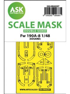   Art Scale - 1/48 Fw 190A-8 double-sided express fit mask for Eduard