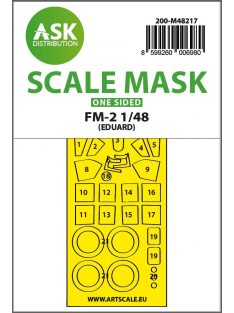 Art Scale - 1/48 FM-2 one-sided express fit mask for Eduard