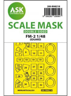   Art Scale - 1/48 FM-2 double-sided express fit mask for Eduard