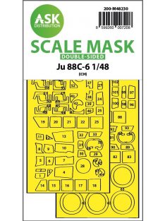   Art Scale - 1/48 Ju 88C-6 double-sided express fit mask for ICM