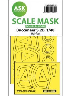   Art Scale - 1/48 Buccaneer S.2B double-sided express fit mask for Airfix