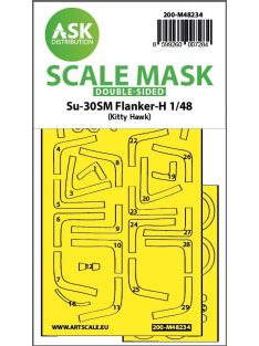   Art Scale - 1/48 Su-30SM Flanker-H double-sided express fit mask for Kitty Hawk