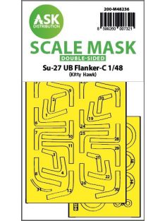   Art Scale - 1/48 Su-27UB Flanker-C double-sided express fit mask for Kitty Hawk