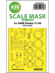   Art Scale - 1/48 Su-30MK Flanker-C one-sided express fit  mask for Kitty Hawk