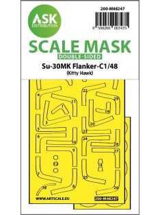   Art Scale - 1/48 Su-30MK Flanker-C double-sided express fit  mask for Kitty Hawk