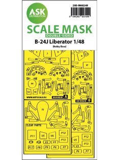   Art Scale - 1/48 B-24J Liberator double-sided express fit  mask for Hobby Boss