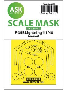   Art Scale - 1/48 F-35B Lightning II one-sided express fit  mask for Kitty Hawk