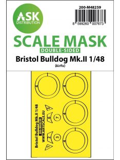   Art Scale - 1/48 Bristol Bulldog Mk.II double-sided express fit  mask for Airfix