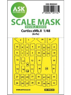   Art Scale - 1/48 Curtiss Tomahawk Mk.II  double-sided express fit  mask for Airfix