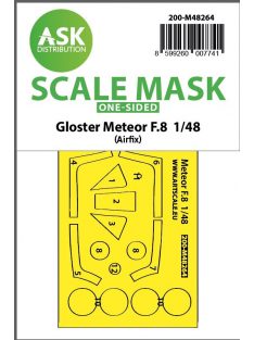   Art Scale - 1/48 Gloster Meteor F.8 one-sided express fit  mask for Airfix