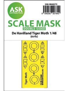   Art Scale - 1/48 De Havilland Tiger Moth double-sided express fit  mask for Airfix