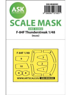   Art Scale - 1/48 F-84F Thunderstreake one-sided express fit mask for Kinetic