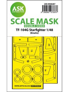   Art Scale - 1/48 TF-104G Starfighter double-sided express fit mask for Kinetic