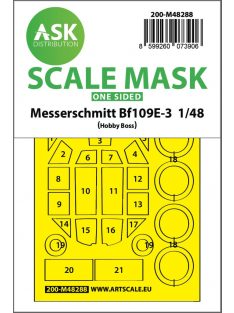   Art Scale - 1/48 Bf 109E-3 one-sided express fit mask for Hobby Boss