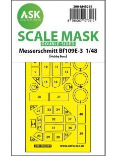   Art Scale - 1/48 Bf 109E-3 double-sided express fit mask for Hobby Boss