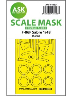   Art Scale - 1/48 F-86F Sabre double-sided express fit mask for Airfix