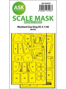   Art Scale - 1/48 Westland Sea King HC.4 double-sided express fit mask for Airfix