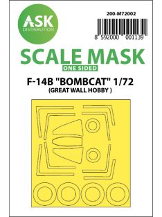   Art Scale - 1/72 F-14B Bombcat outside  painting mask for Great Wall Hobby