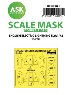   Art Scale - 1/72 EE Lightning F.2A double-sided painting mask for Airfix