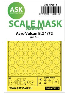   Art Scale - 1/72 Avro Vulcan B.2 one-sided painting mask for Airfix