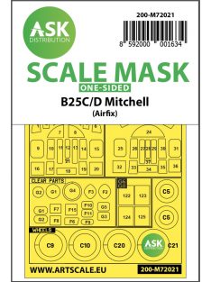 Art Scale - 1/72 B-25C/D Mitchell one-sided for Airfix