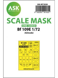   Art Scale - 1/72 Bf 109E one-sided painting mask for AZ Model